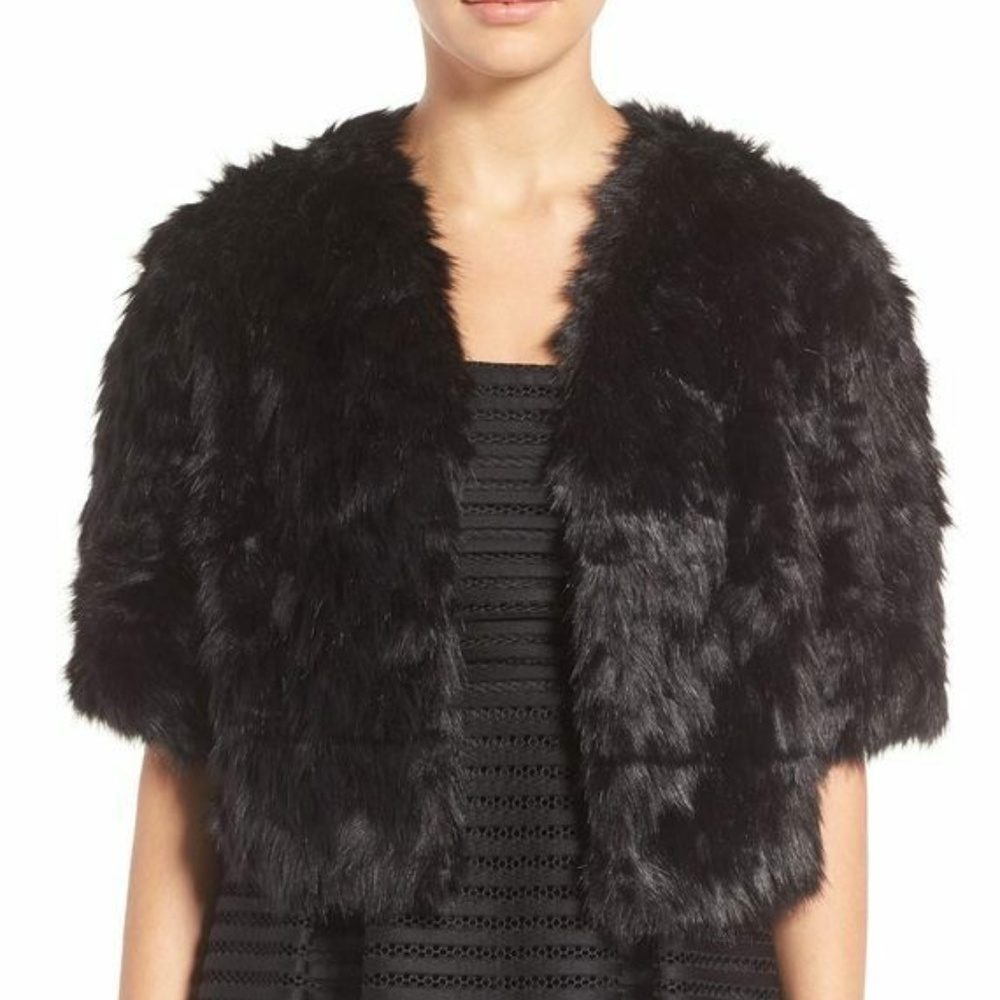 Faux Fur Capelet